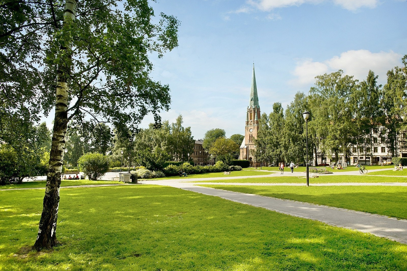Birkelunden i kort gange fra leiligheten Galleribilde