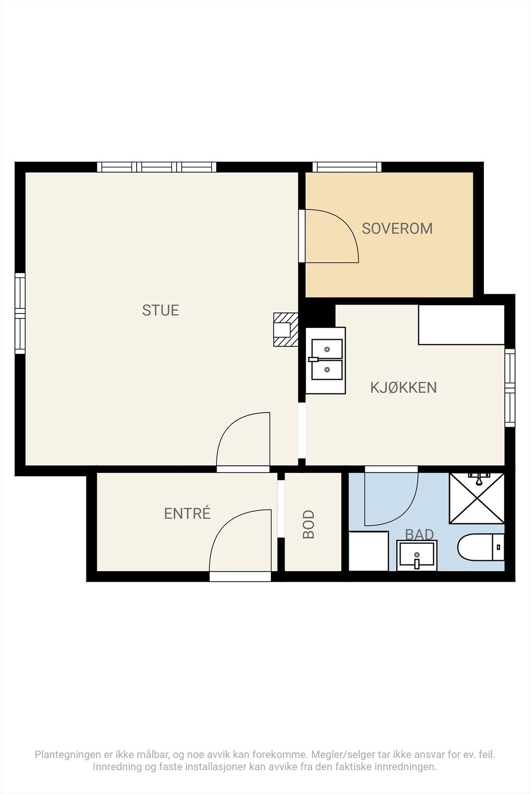 Plantegning Galleribilde