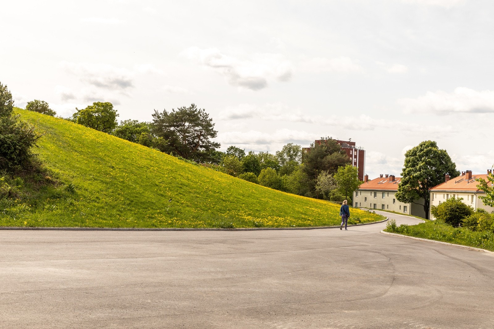 Hasleparken er 10 dekar med grøntareal. Nærmeste nabo til Einars vei 18. Galleribilde