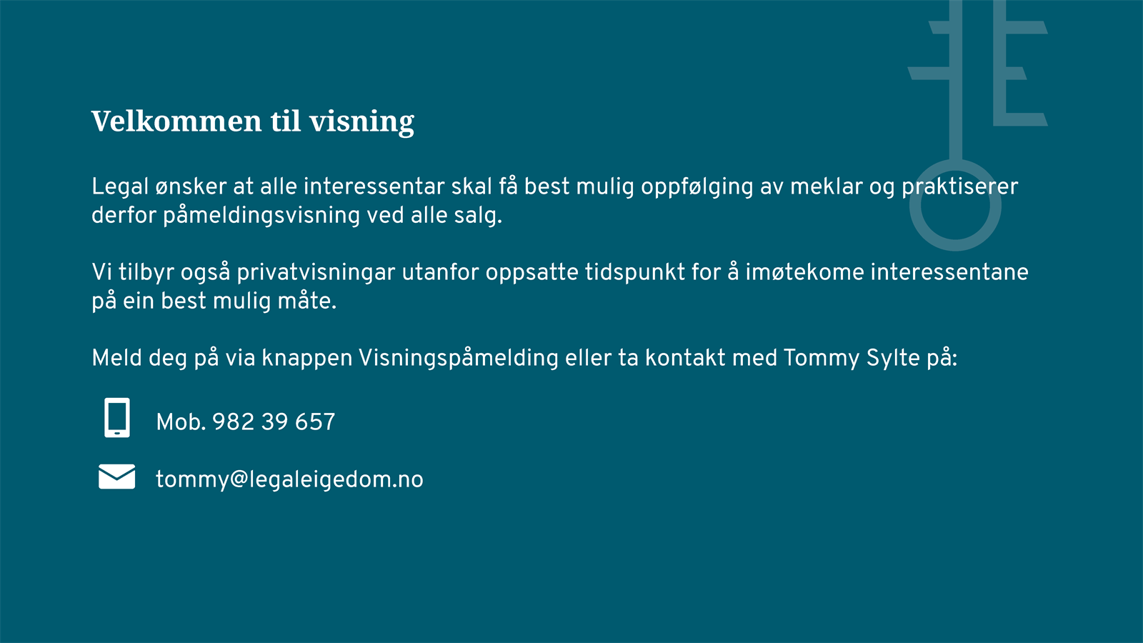 Påmeldingsvisning Galleribilde