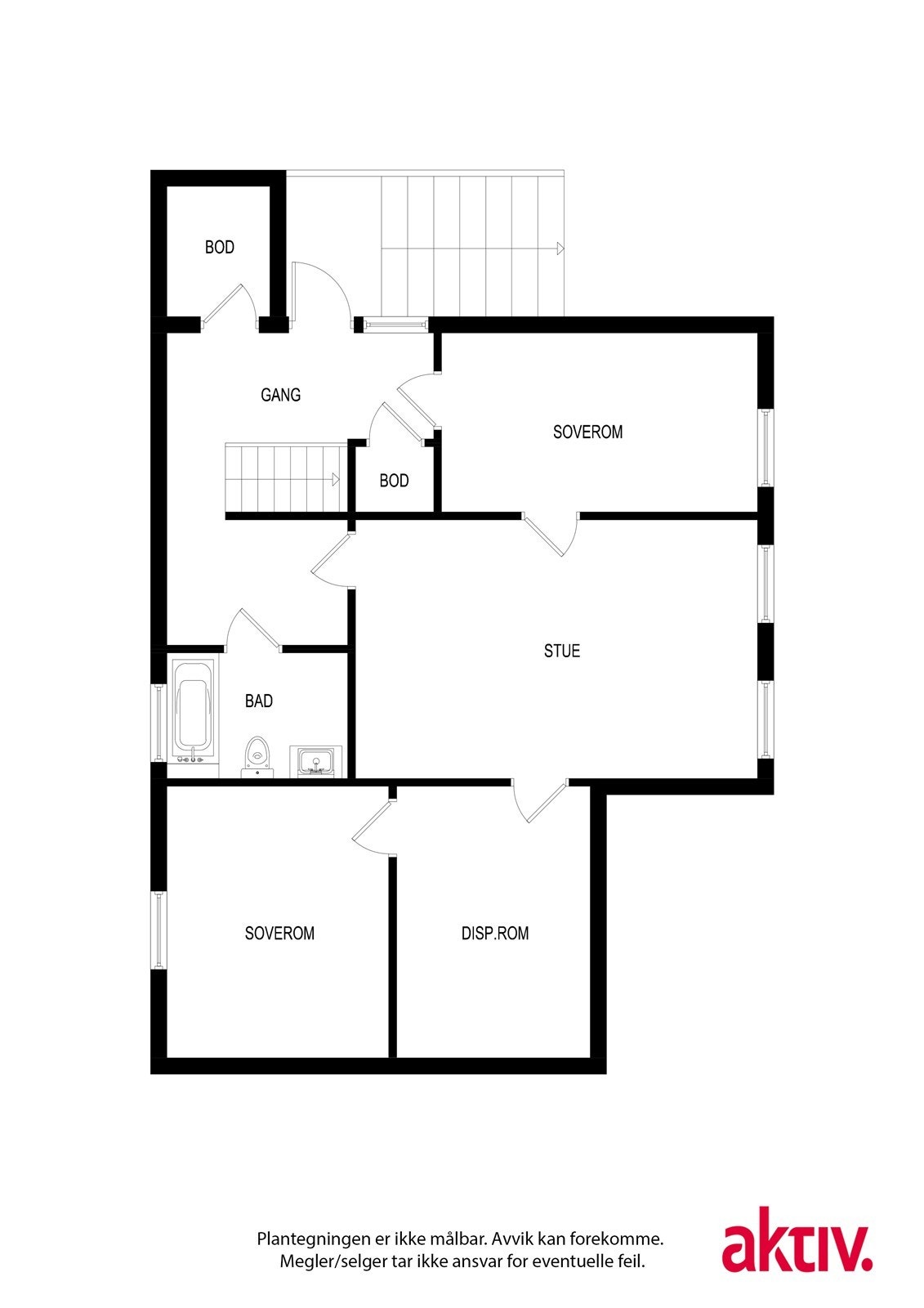 Plantegning kjeller. Galleribilde