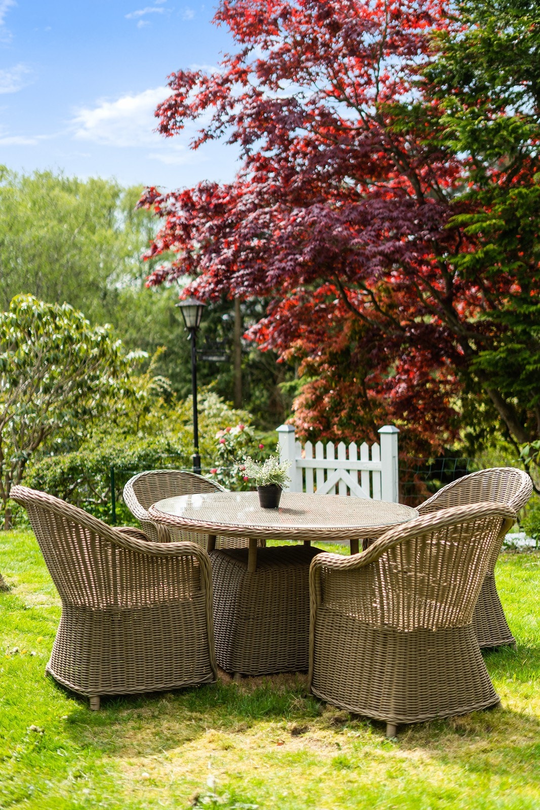 Gjør hagen til en vakker og rolig oase. Galleribilde