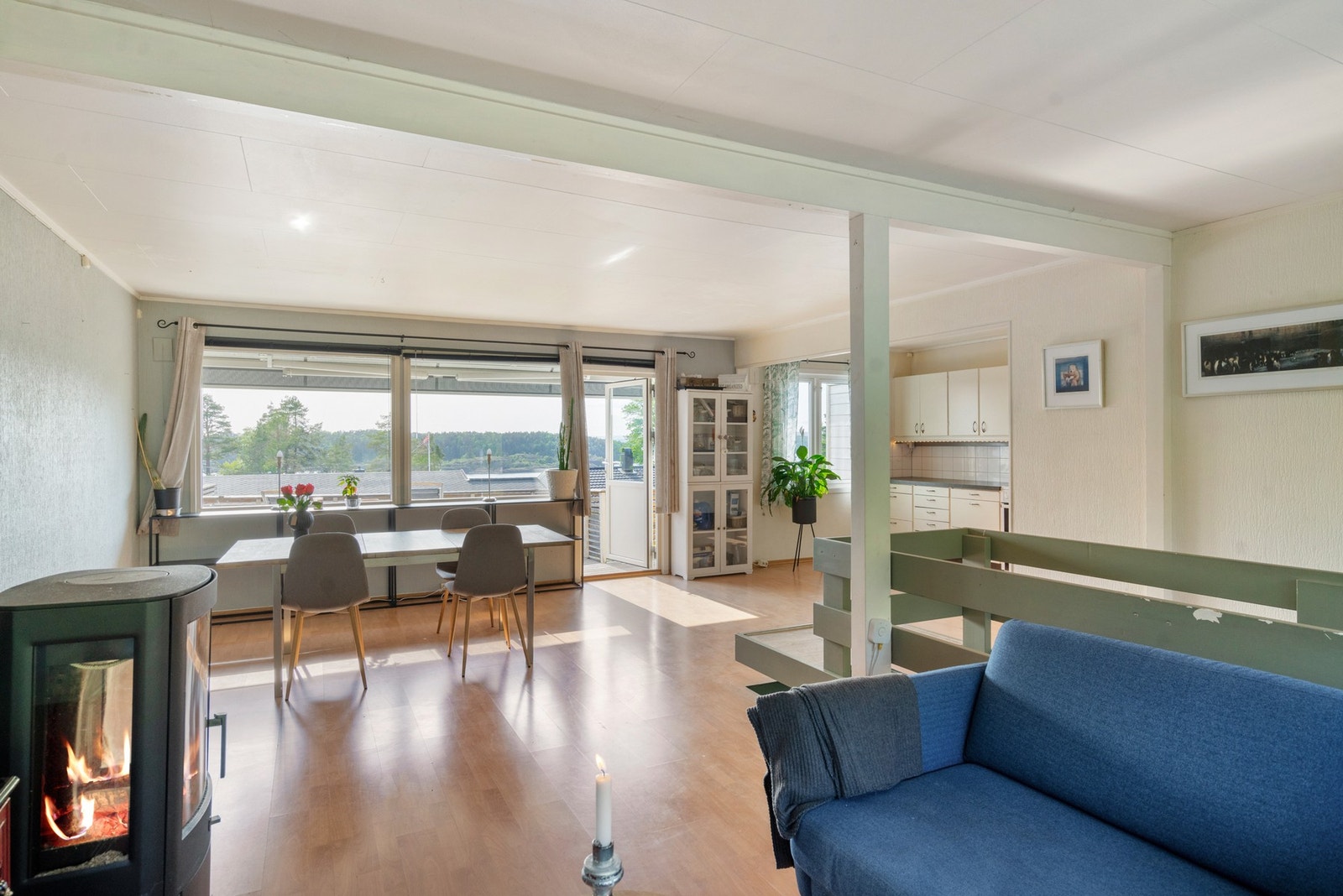 Peis for stemning og varme på kalde dager. Galleribilde