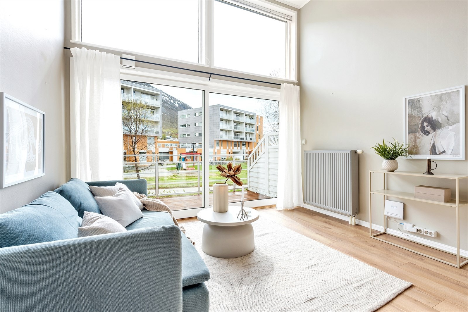 Strøm og oppvarming er inkludert A-konto i felleskostnadene Galleribilde