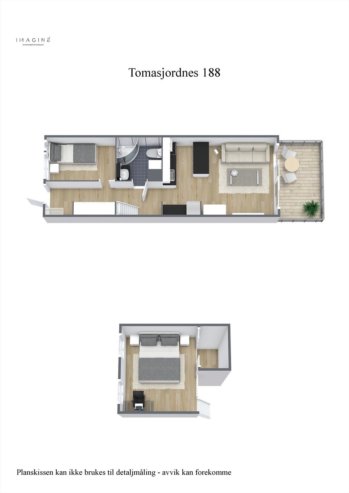 Plantegning 3D Galleribilde