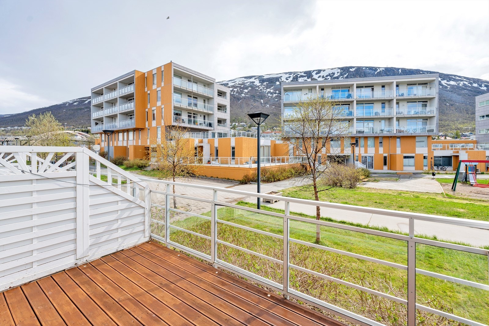 Fin balkong med utgang fra stuen Galleribilde