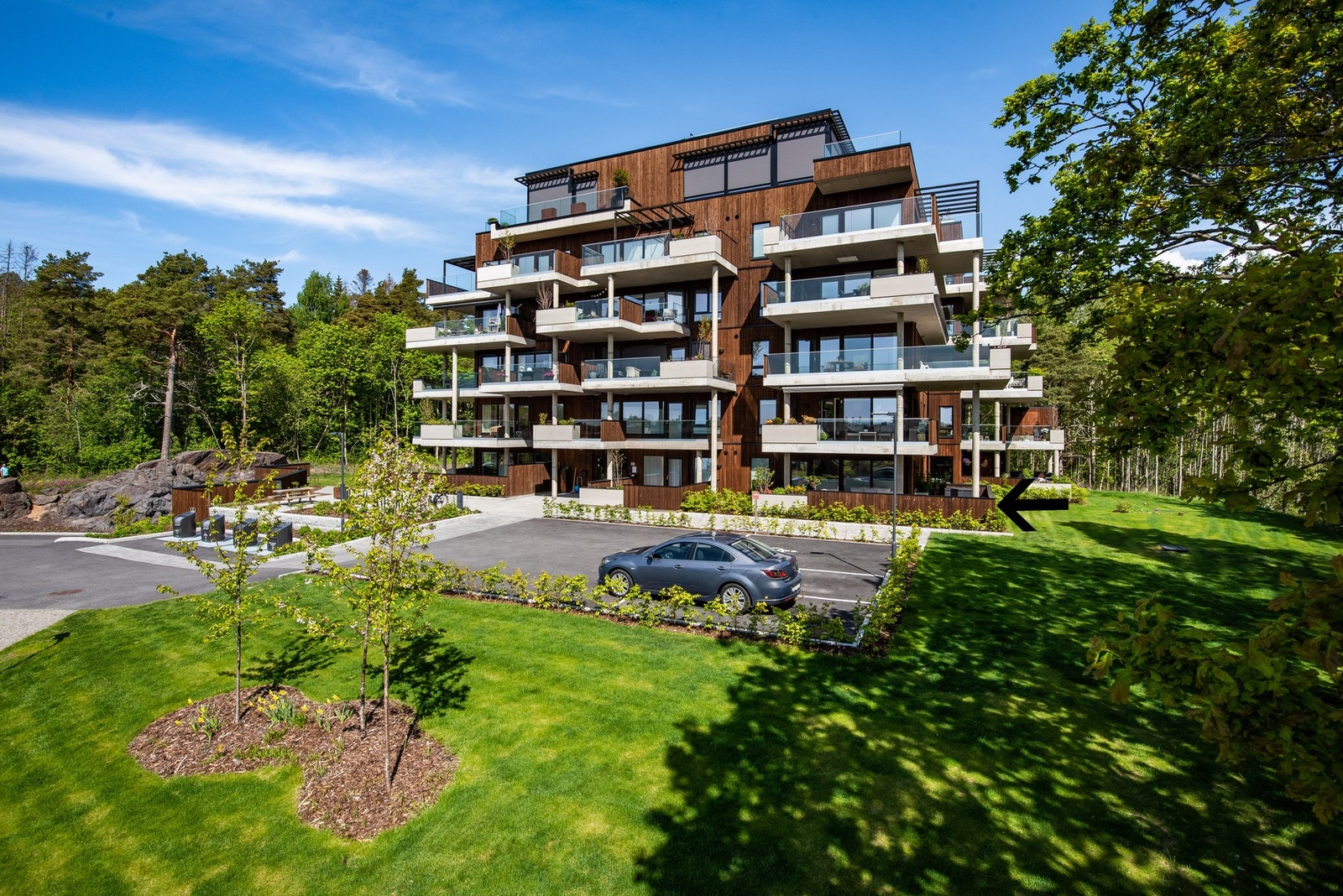 Området er like hyggelige sommerstid som vinter Galleribilde