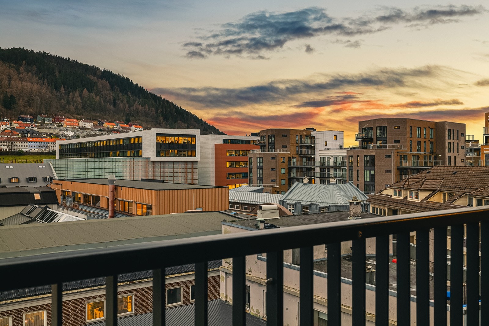 Her er det nydelige sol- og utsiktsforhold. Galleribilde