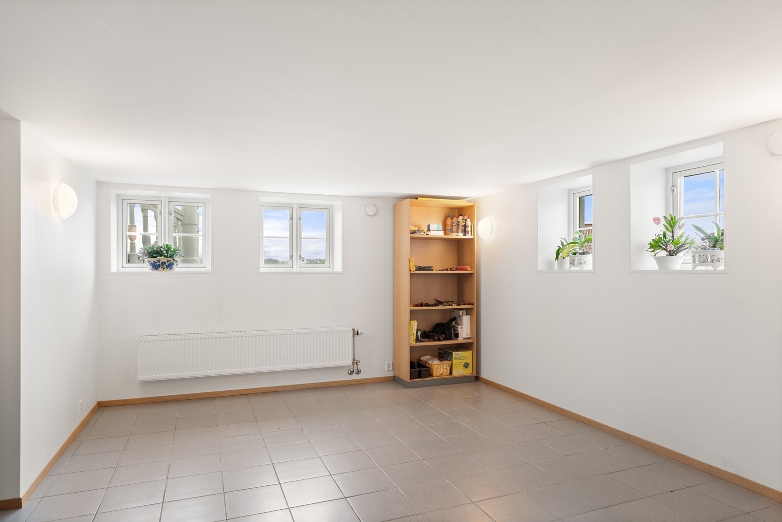 Deler av underetasjen er innredet og klargjort for f.eks trimrom Galleribilde