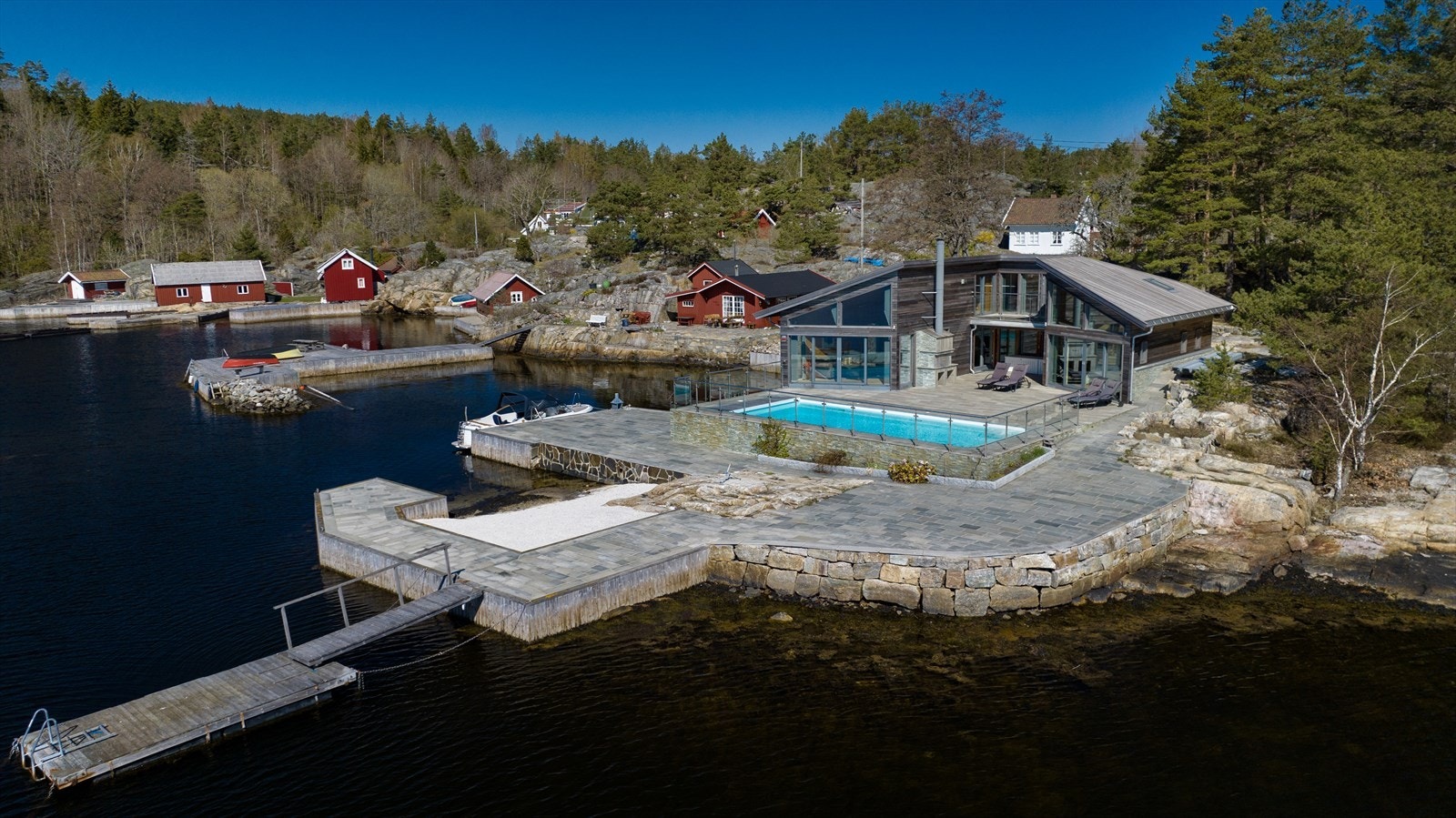 Dronebilde. Galleribilde