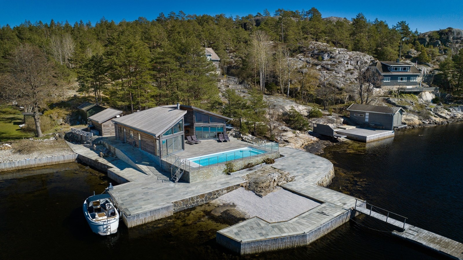 Dronebilde. Galleribilde