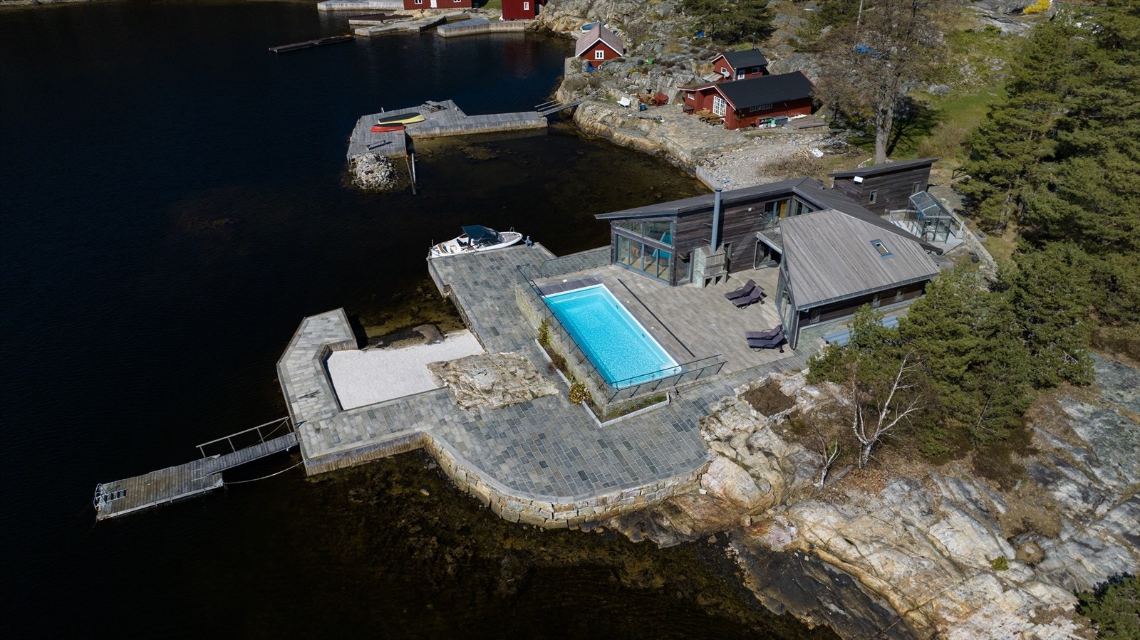 Dronebilde. Galleribilde