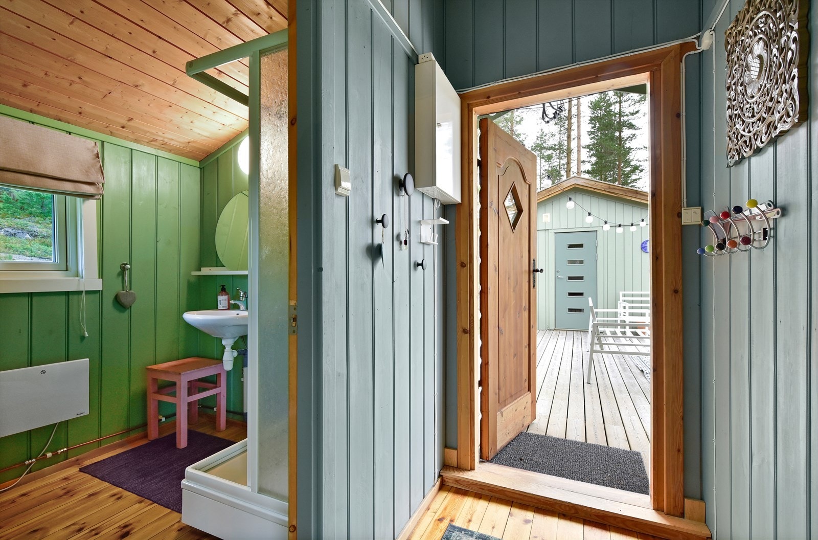 Vi tar turen inn i hytta Galleribilde