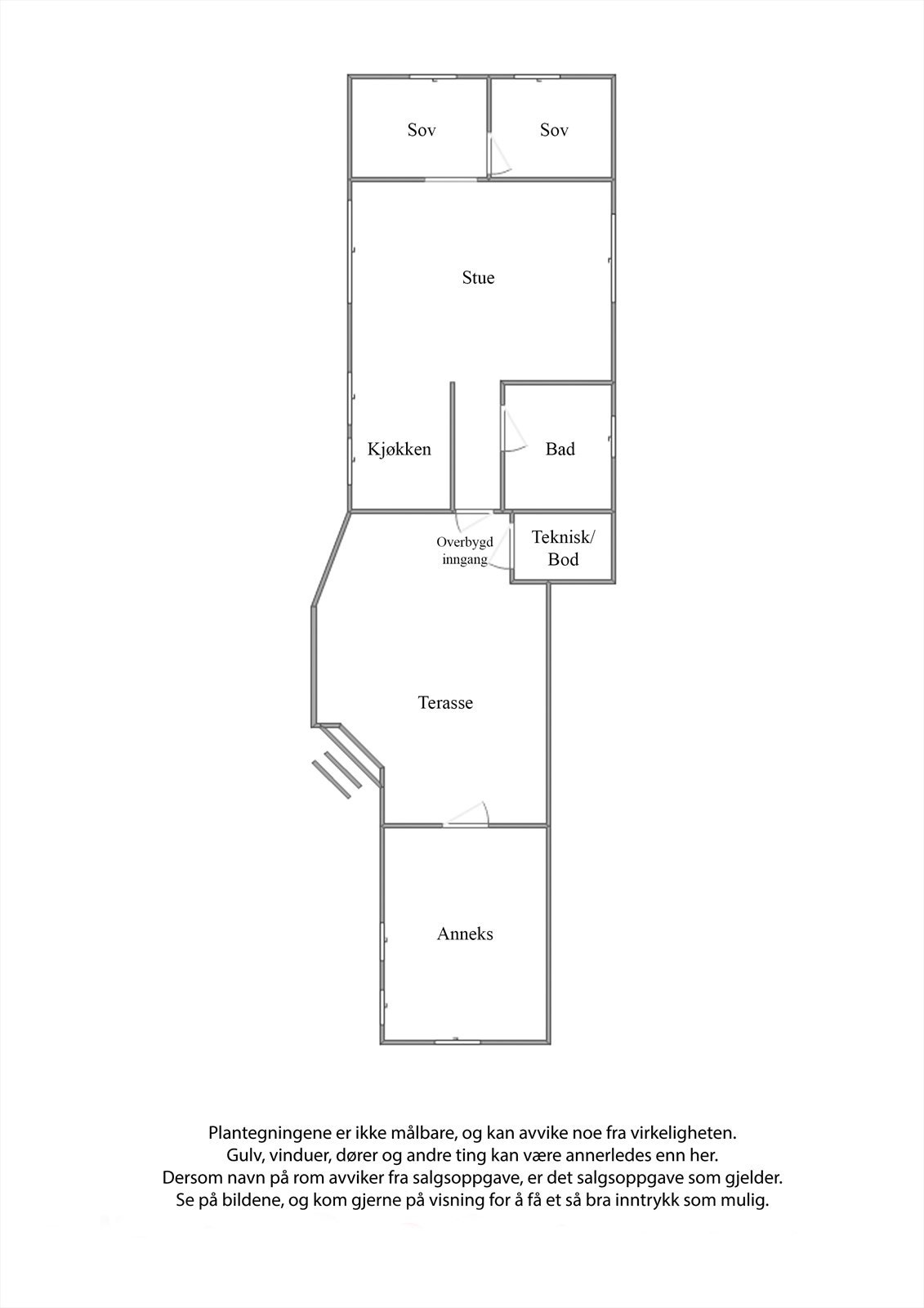 Plantegning Skarrudveien 69 Galleribilde