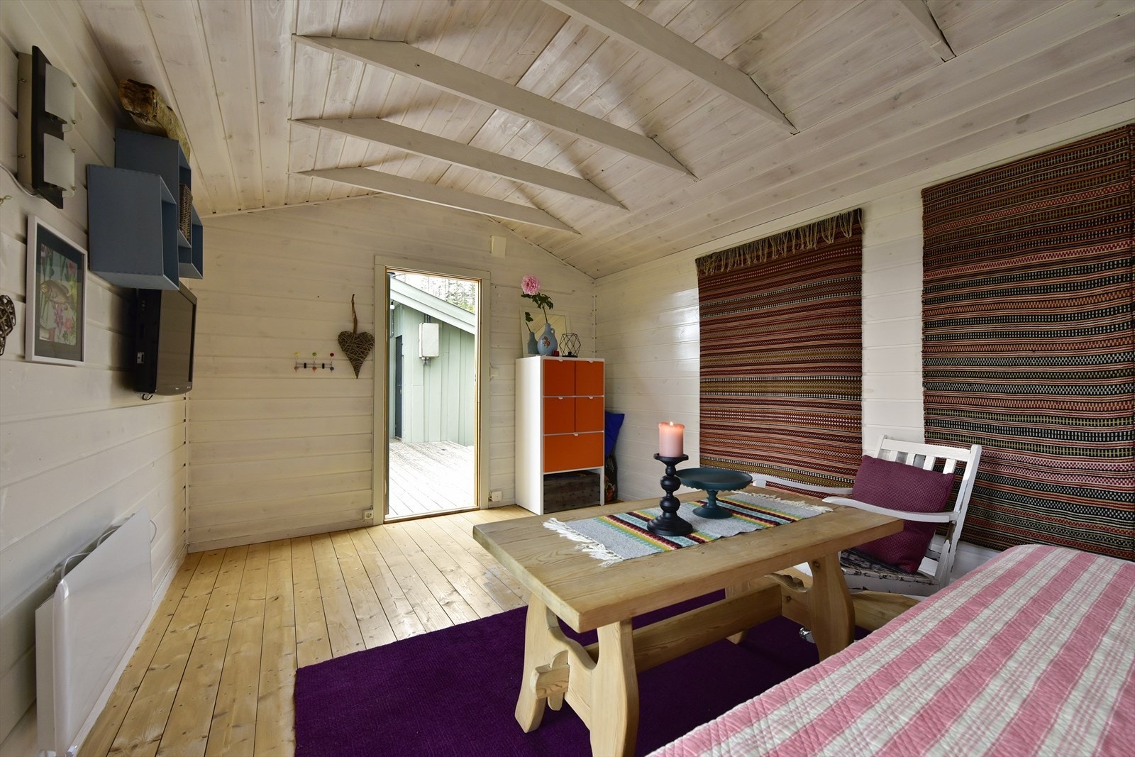 Det er lagt strøm inn til uthuset Galleribilde