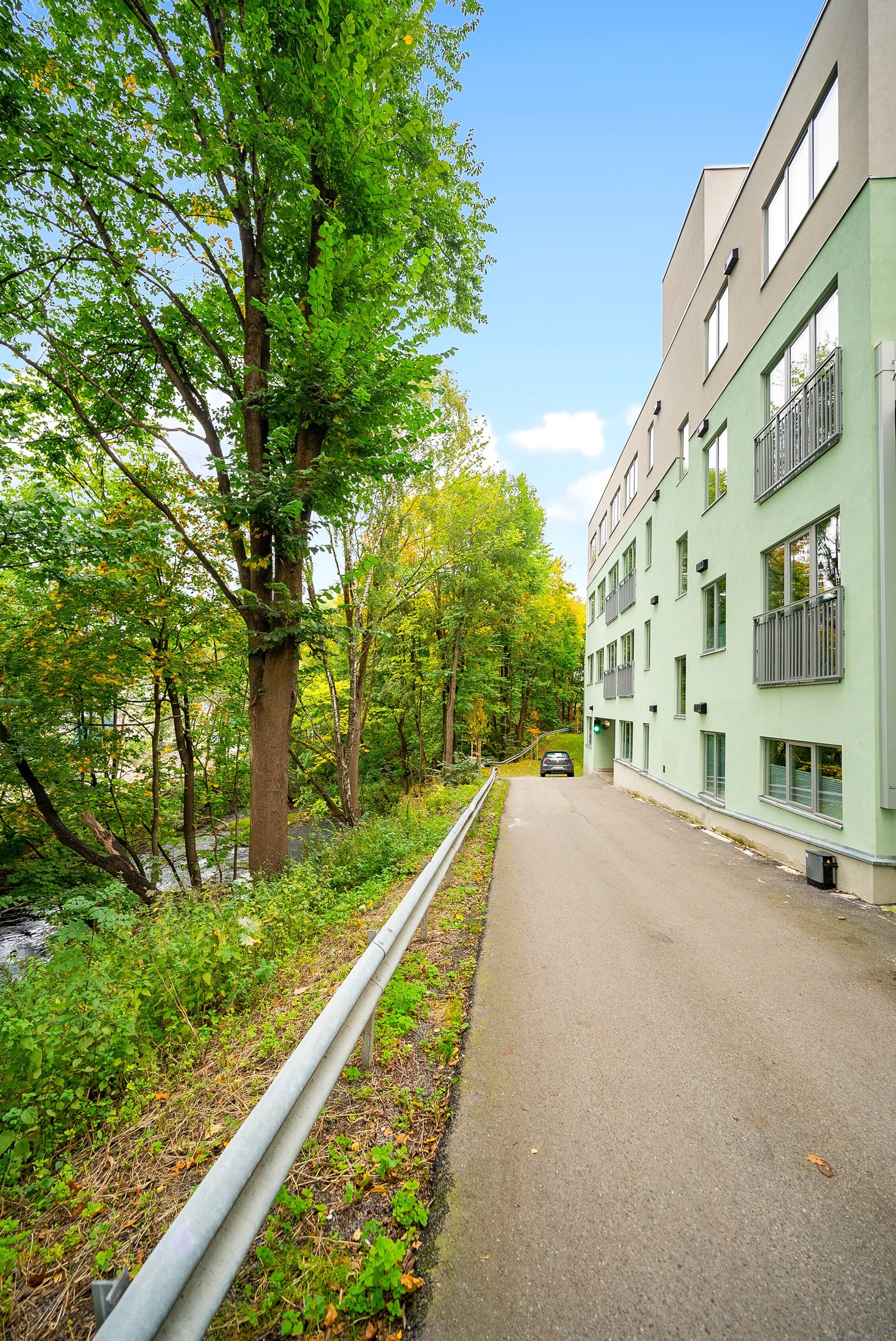 Fasade ned mot Akerselva Galleribilde