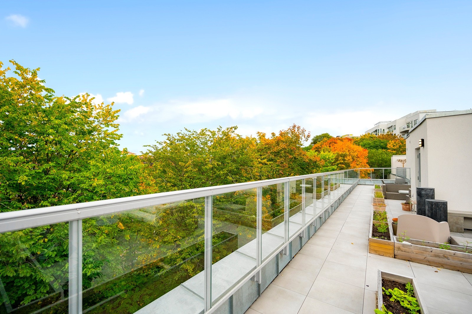 Leiligheten har en egen parsell på felles takterrasse Galleribilde