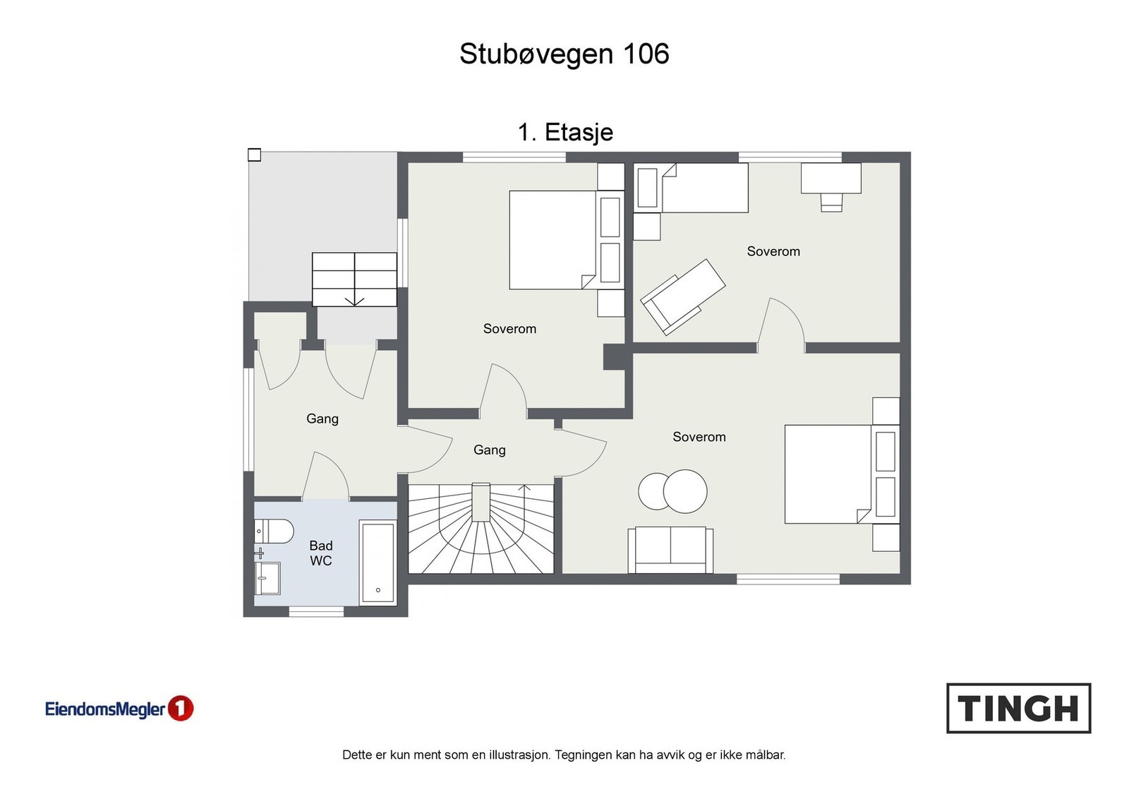 Plantegning Galleribilde
