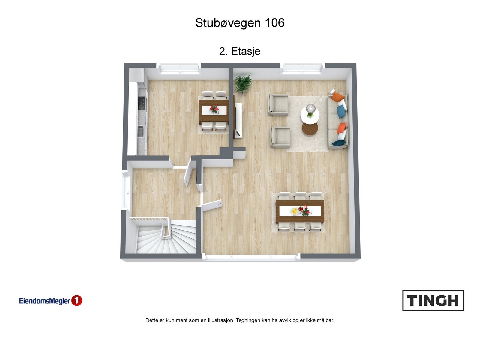 Plantegning Galleribilde
