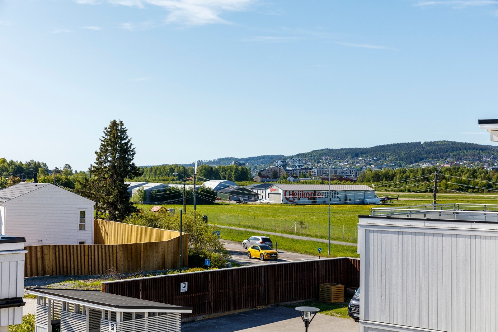 Utsikt fra takterrassen. Galleribilde