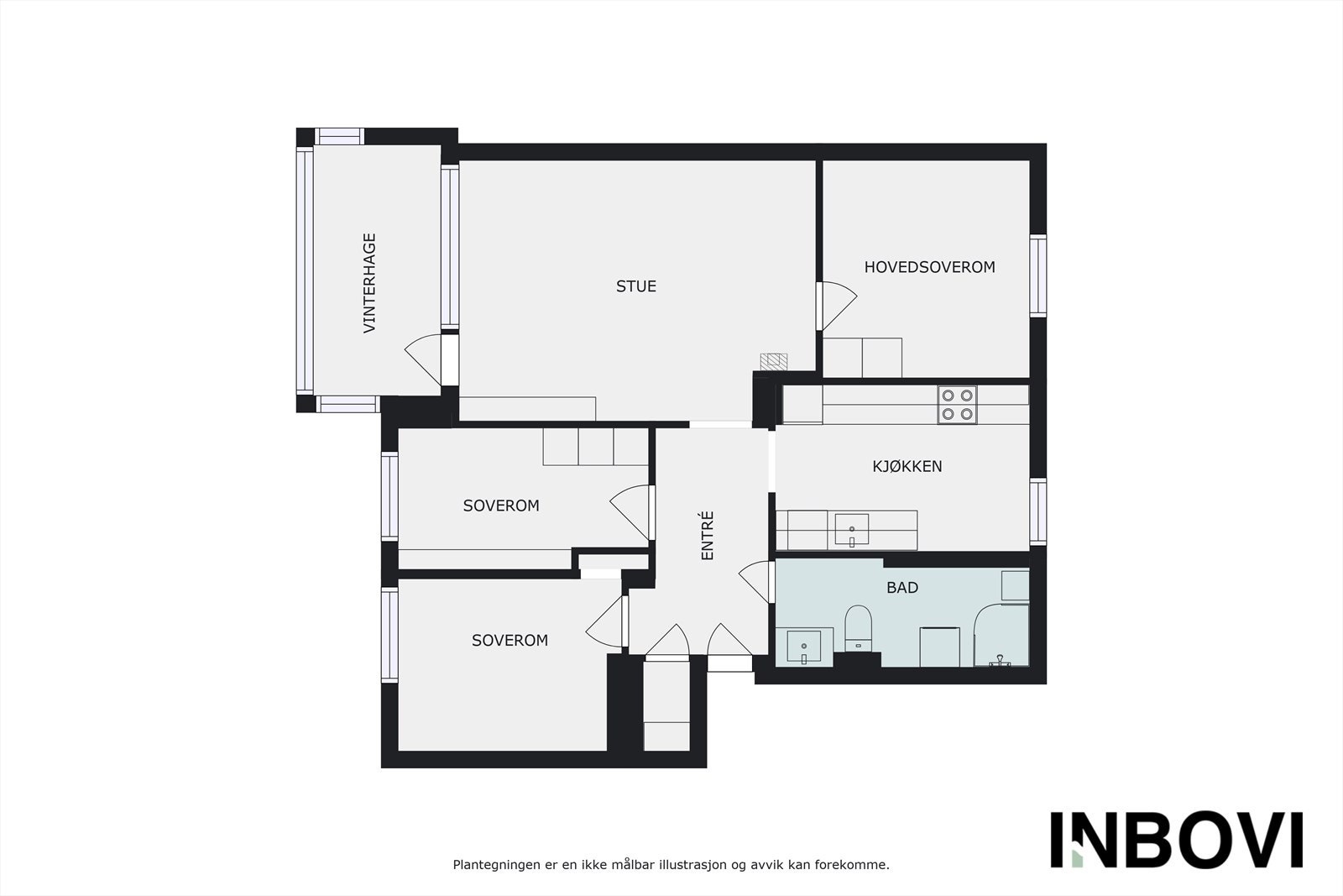 Plantegning Galleribilde