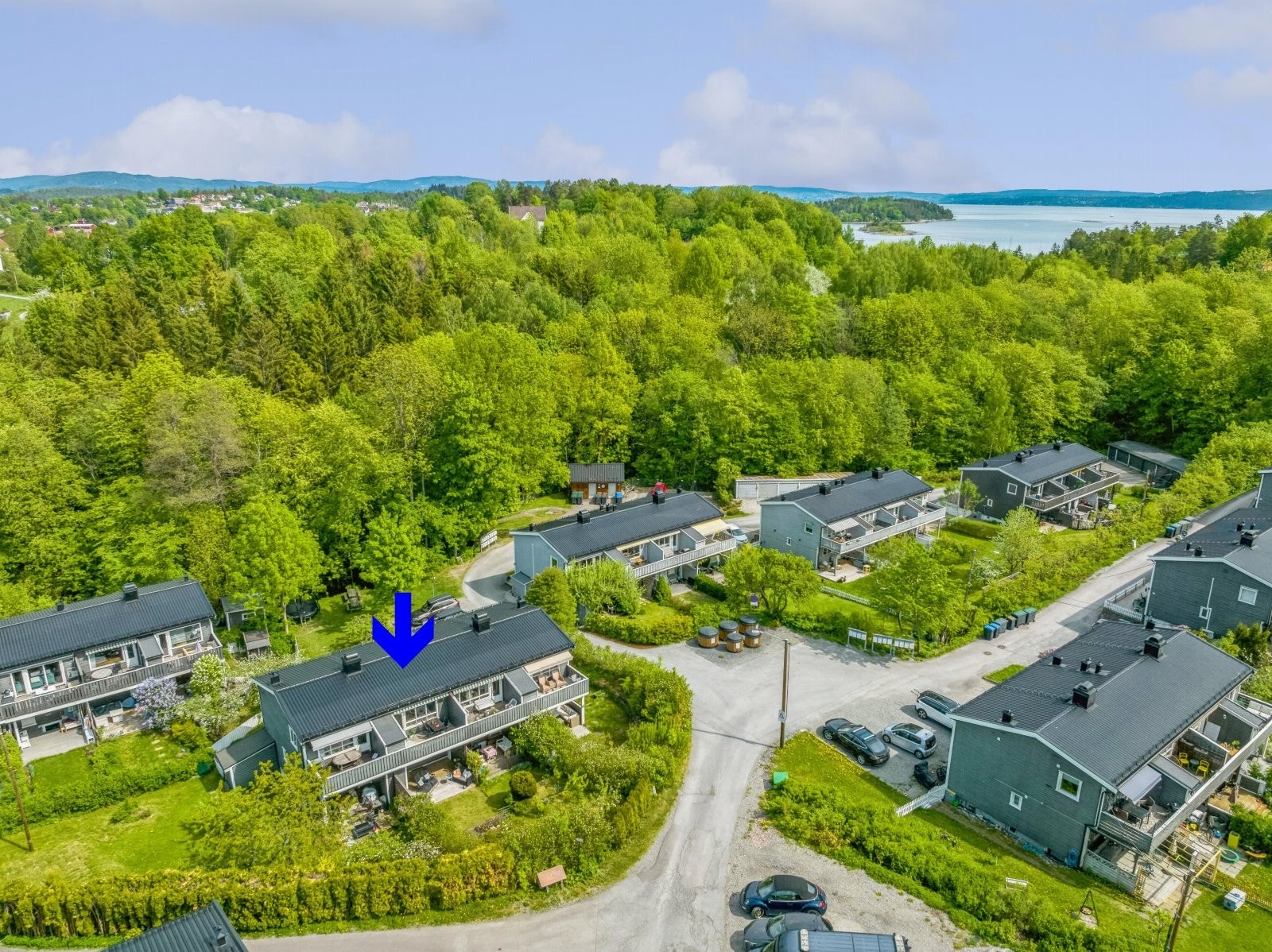 I hagebyen bor det mange barn, så her er det enkelt å få nye lekekamerater. Galleribilde