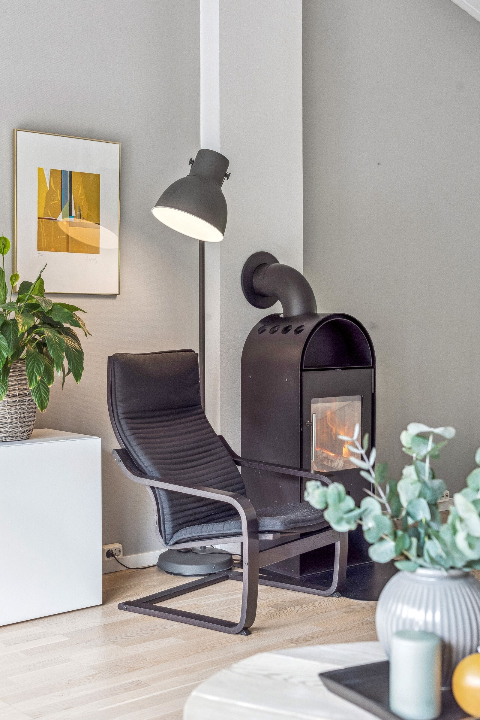 Peisovnen gir kos og hygge når gradestokker kryper nedover. Galleribilde