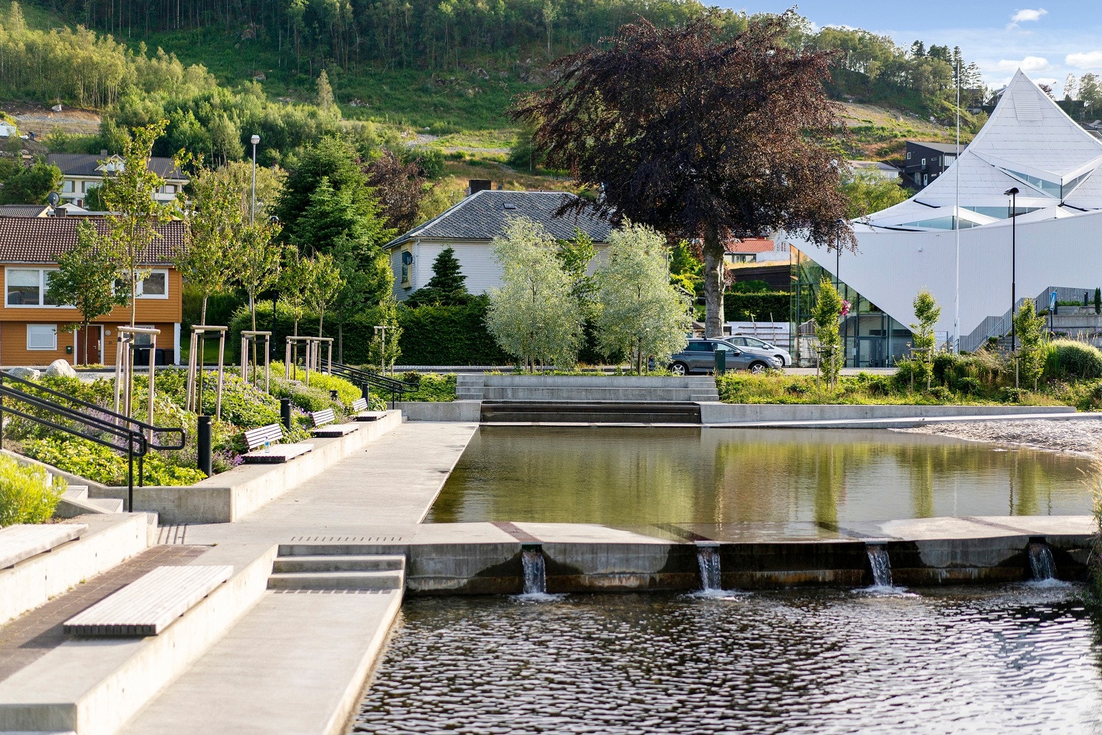 Kanalparken i sentrum Galleribilde