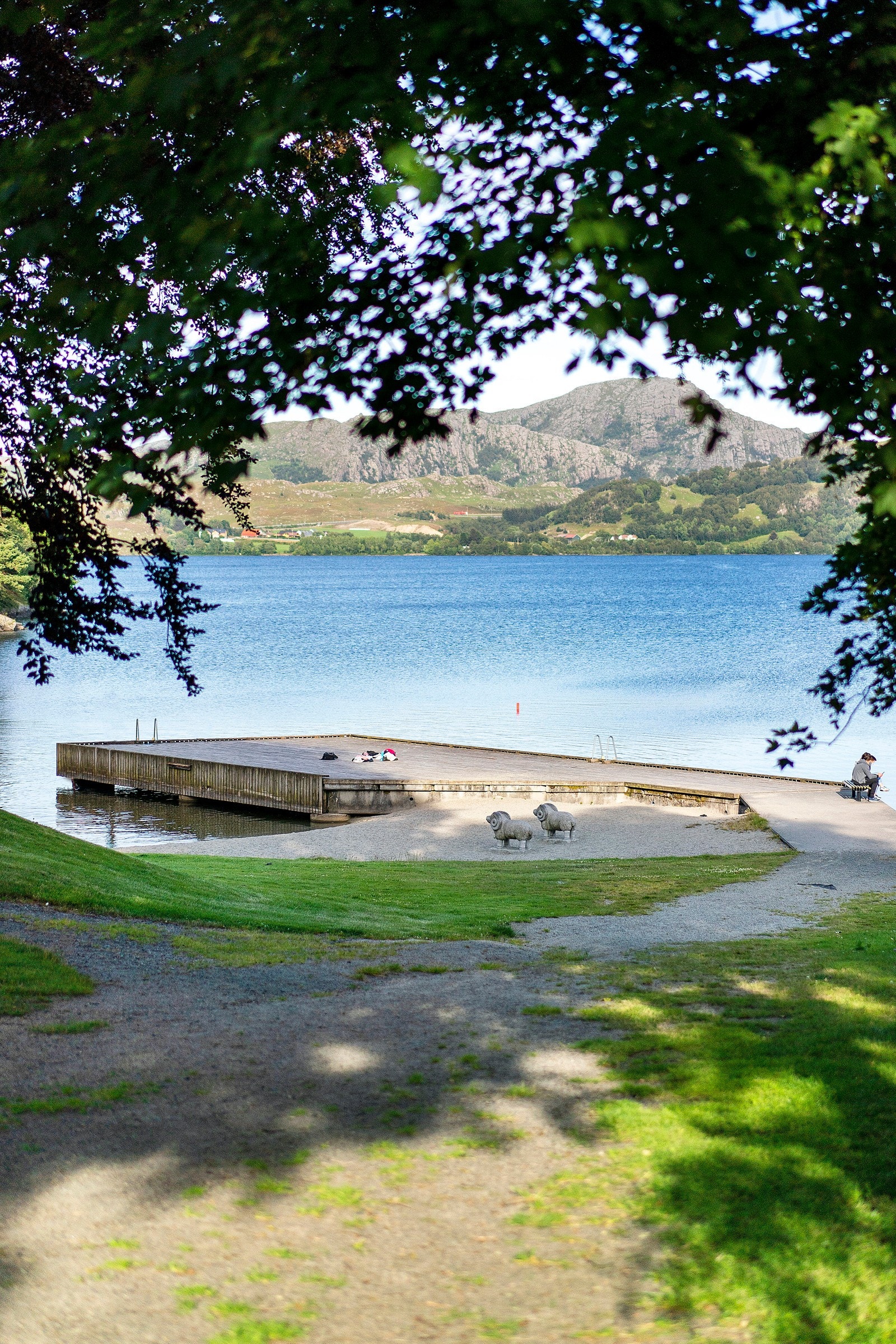 Badeplassen Perlå Galleribilde