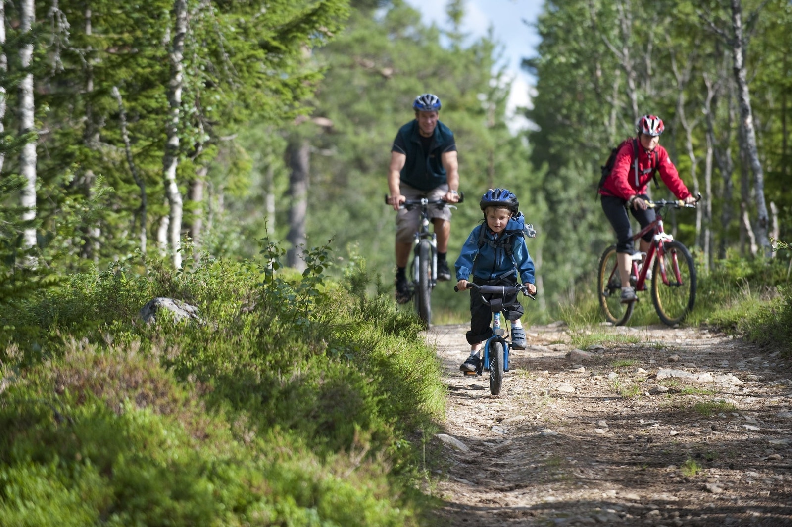 Sykling for liten og for stor. Galleribilde