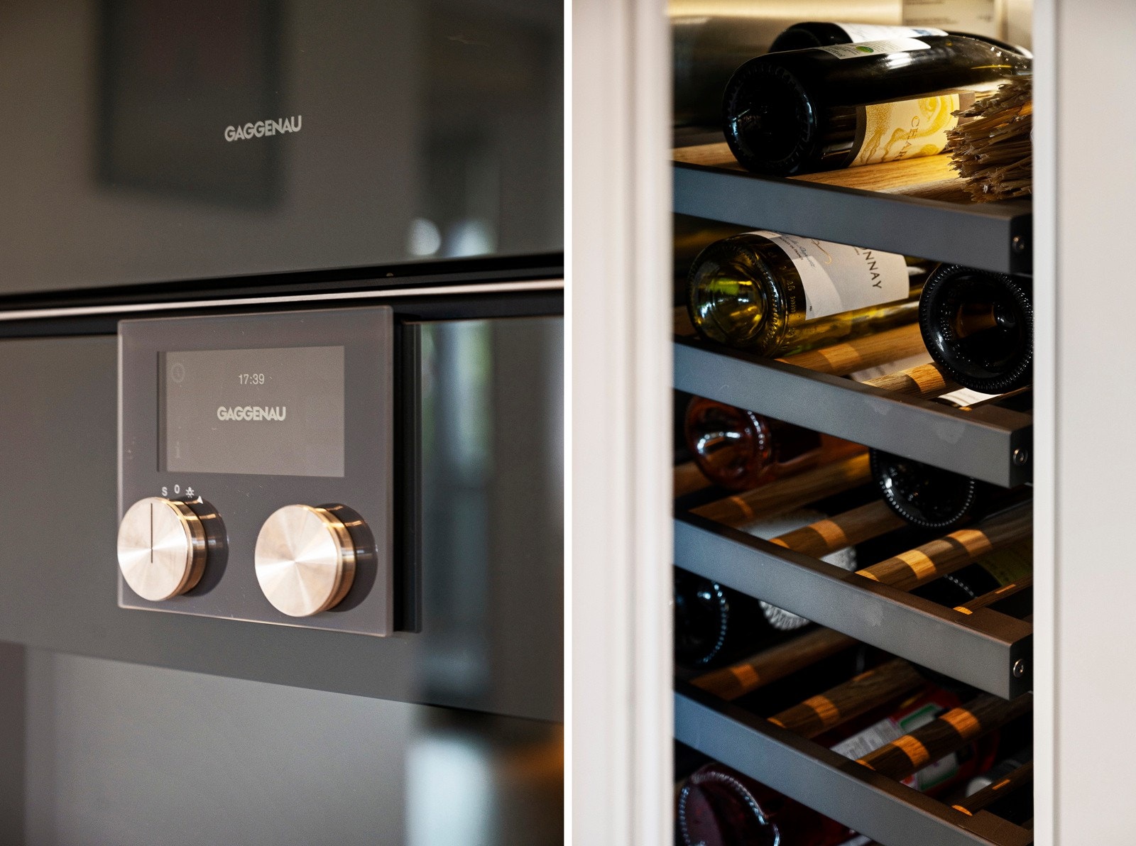 Gaggenau dobbelovn + mikro og vinskap Galleribilde