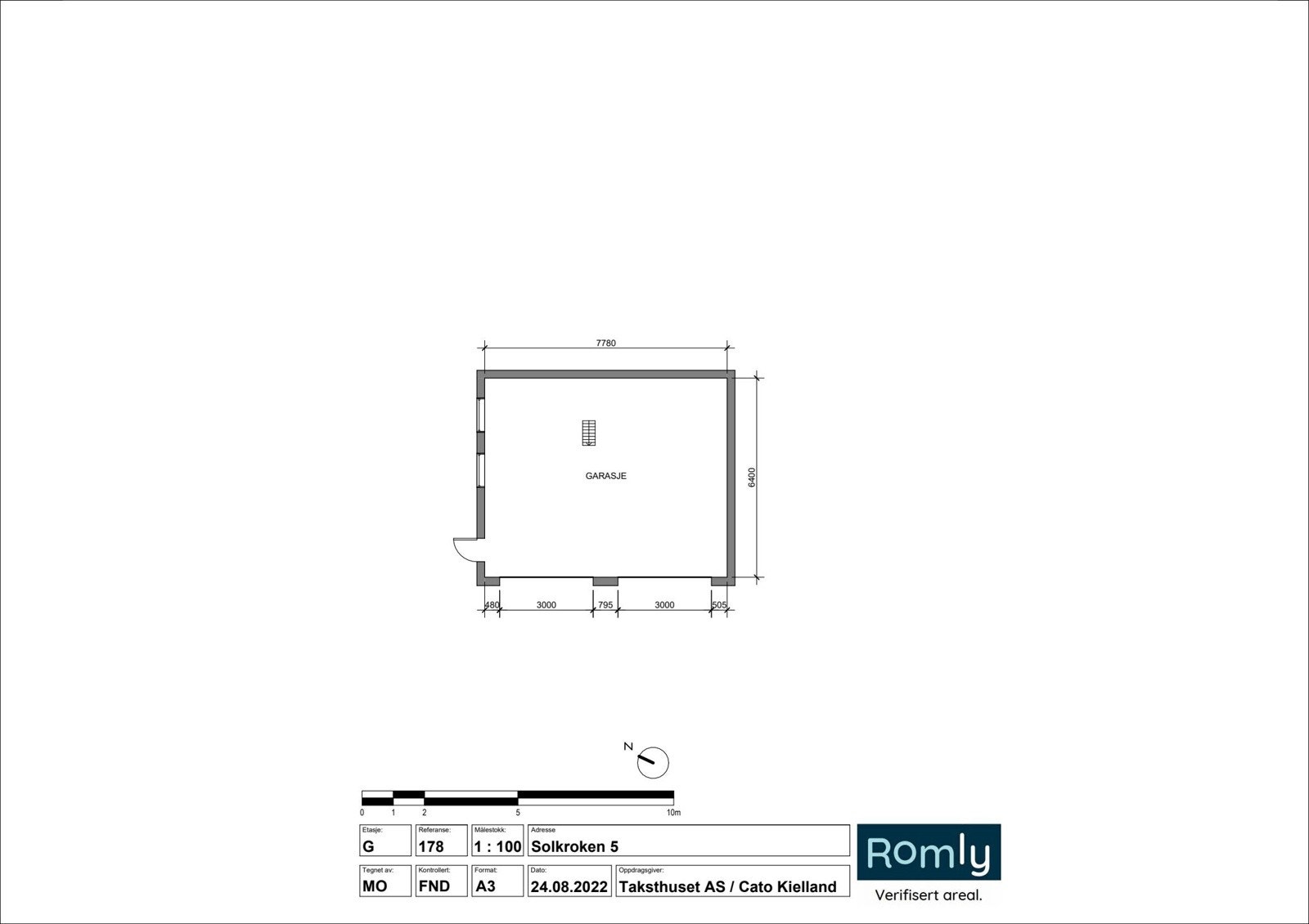 Plan garasje Galleribilde