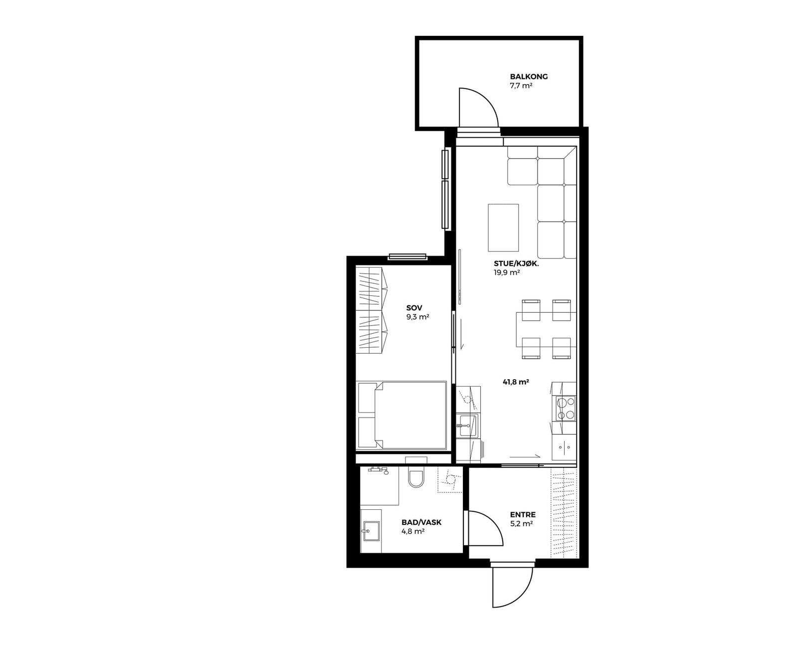 Plantegning Galleribilde