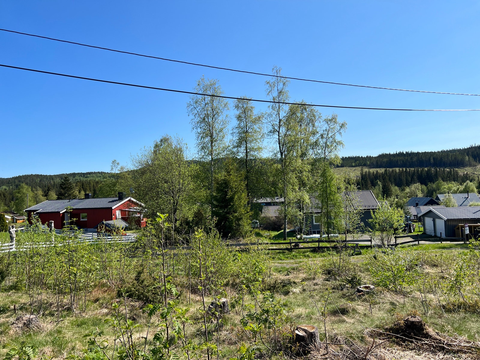 Sommerbilde - Store muligheter på litt hellende tomt Galleribilde