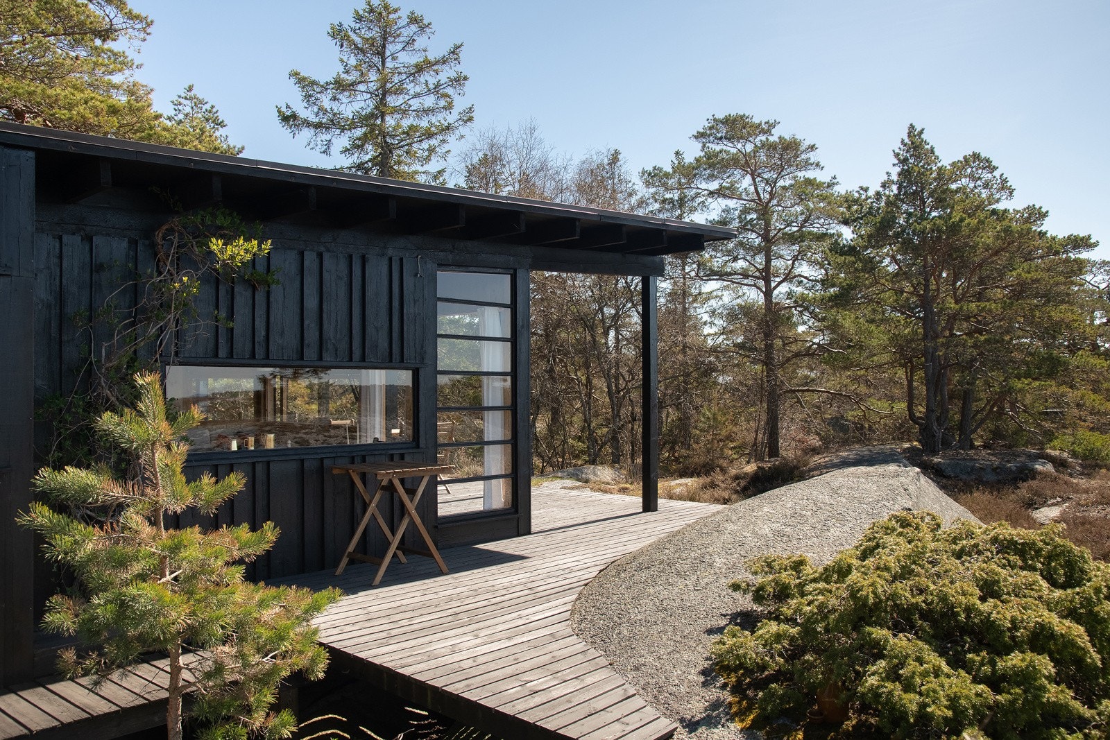 Vestsiden av hytten Galleribilde