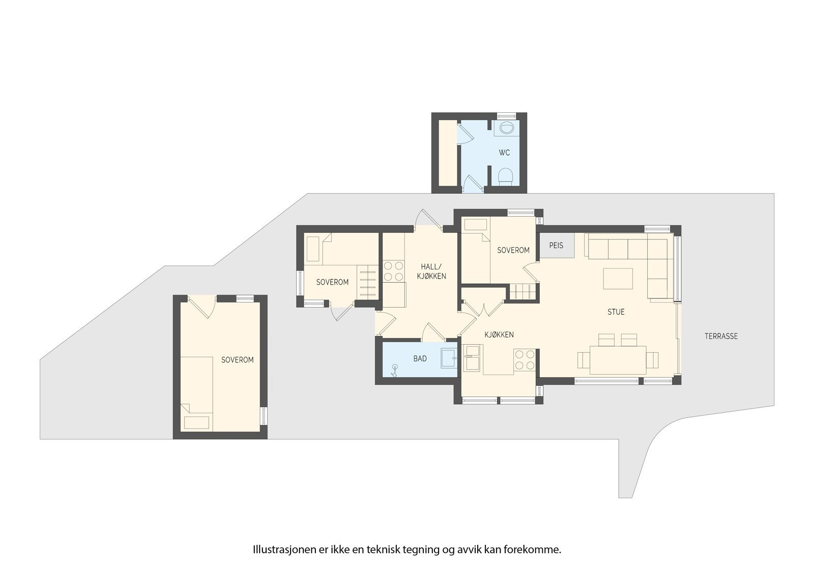 Plantegning Galleribilde