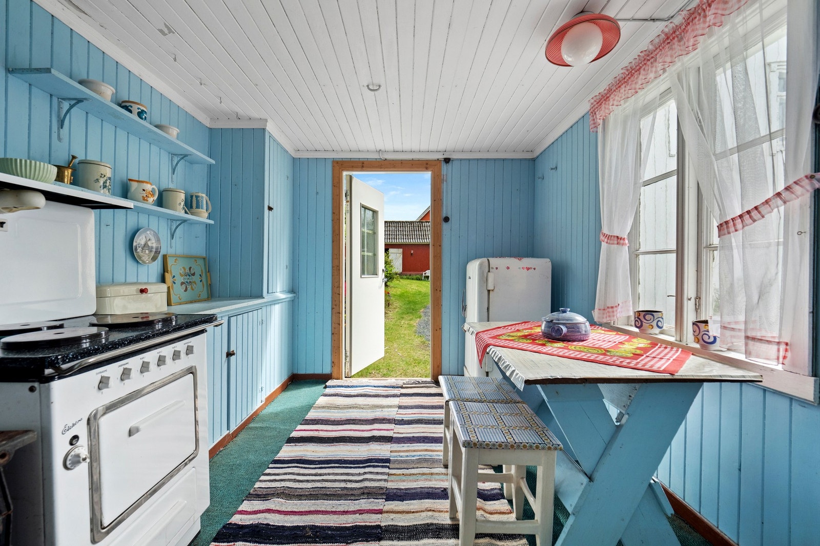 I annekset er det enkel standard og tid for renovering Galleribilde