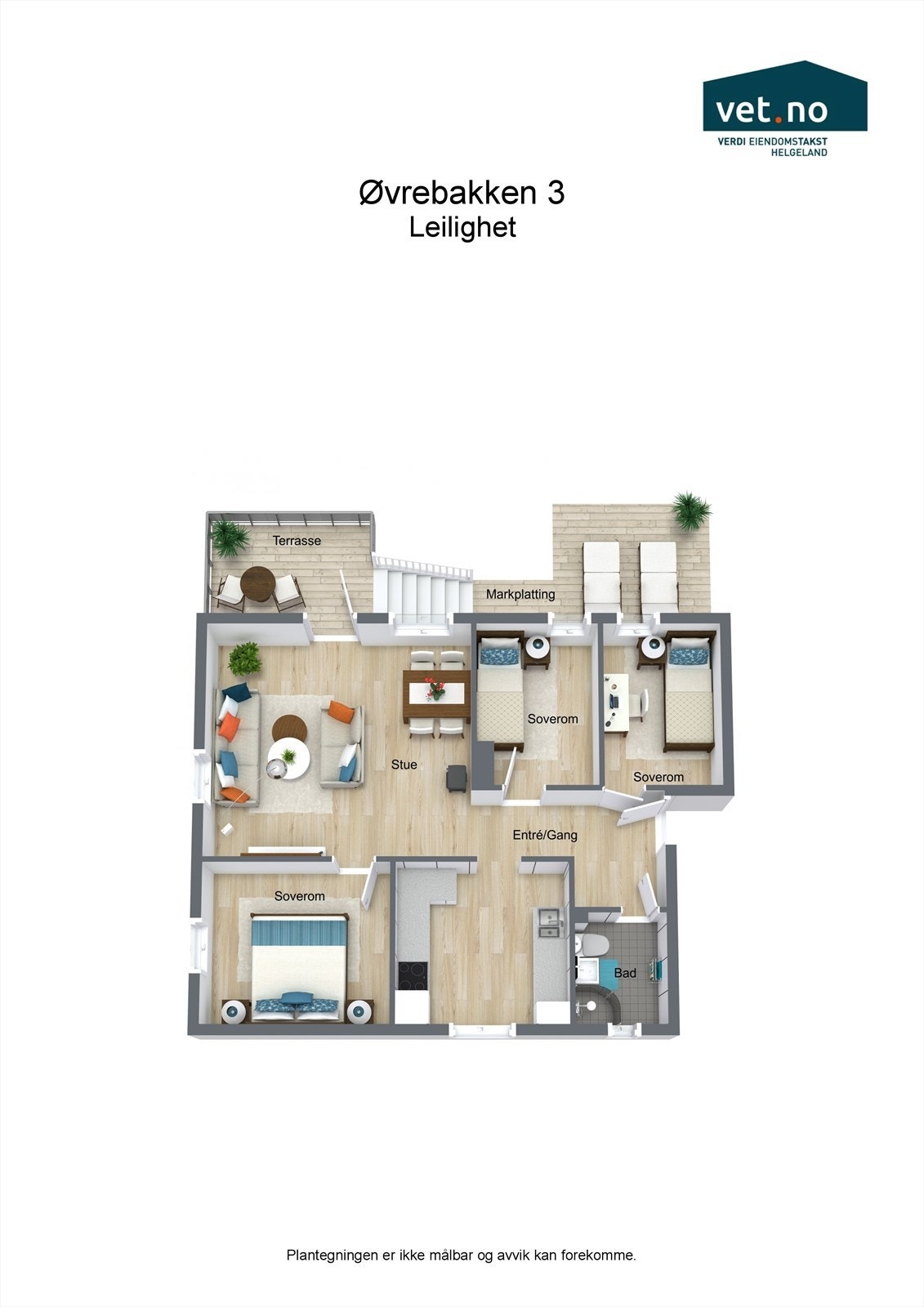Plantegninger 3D Galleribilde