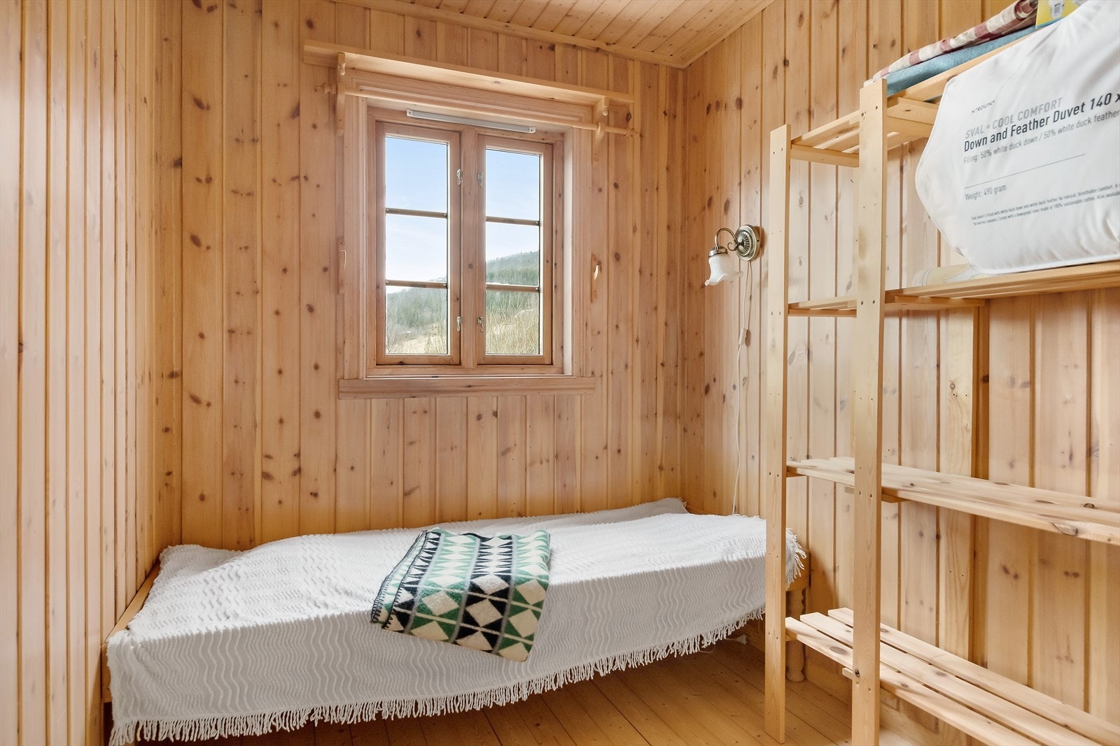 Det andre soverommet er litt mindre i størrelse, men har også mulighet for dobbeltseng. Galleribilde