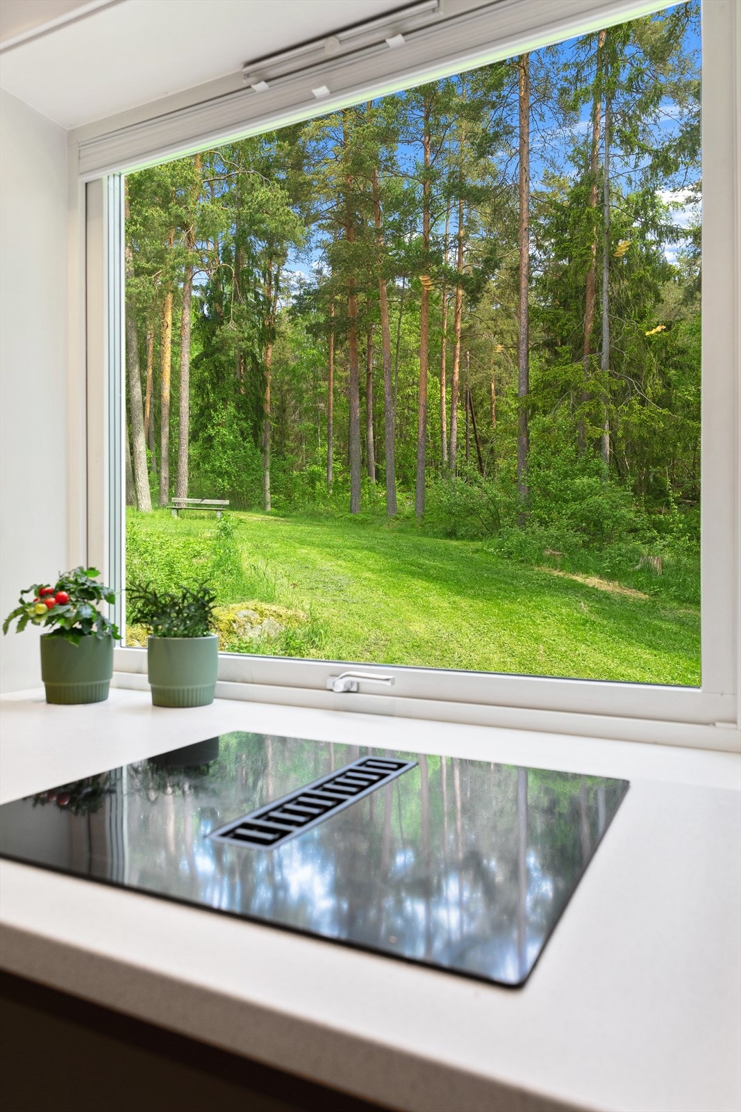 Leiligheten ligger fint til i skogkanten på populære Munkelia/Lambertseter. Galleribilde