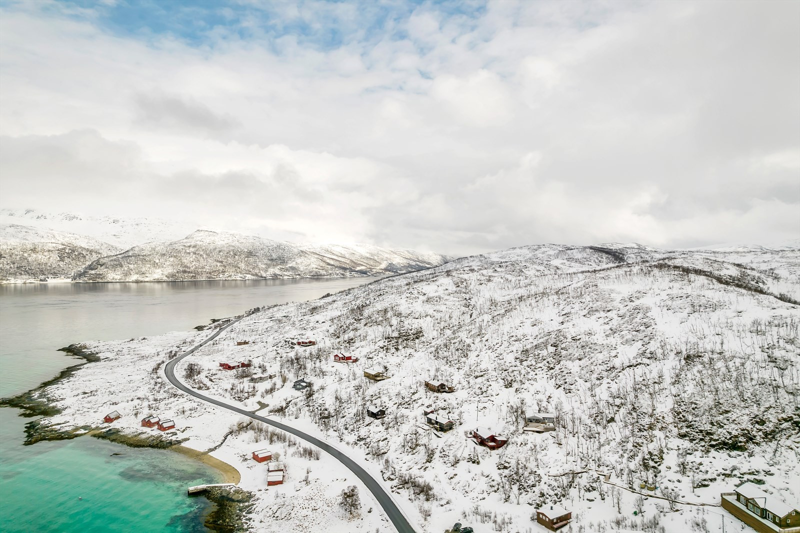 Tromsøs første regulerte hyttefelt med 15 hytter - flott tur og ski terreng i bakkant