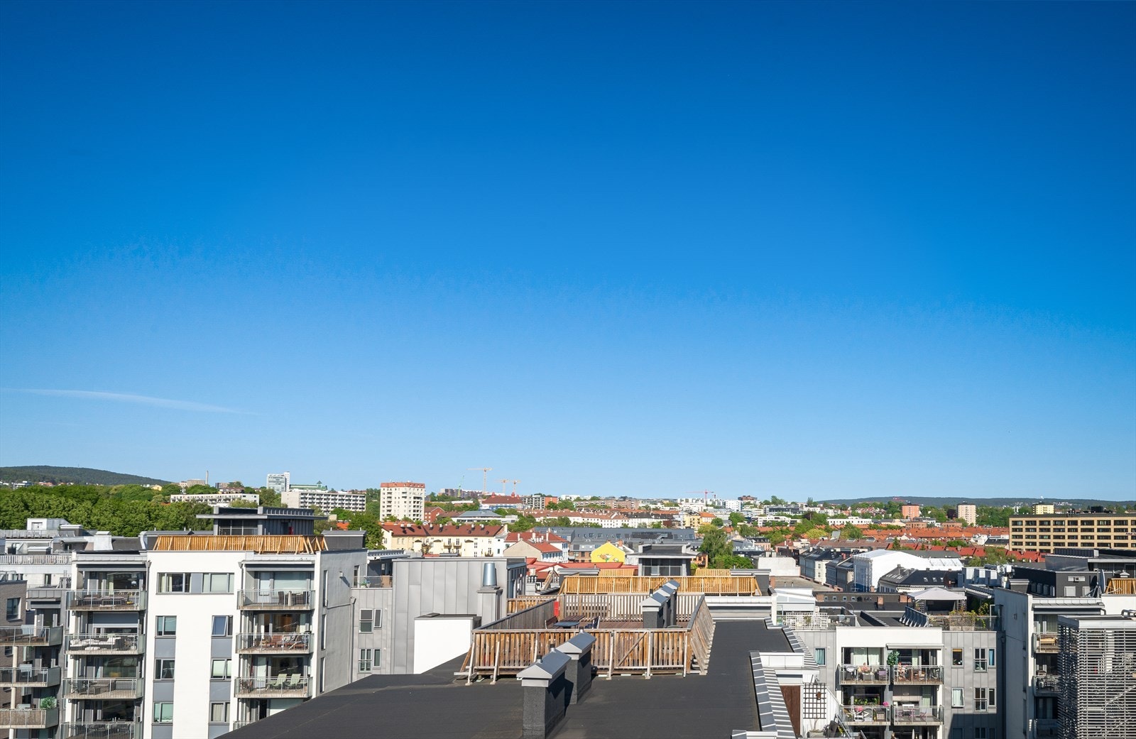 - Utsikt fra takterrassen - Galleribilde