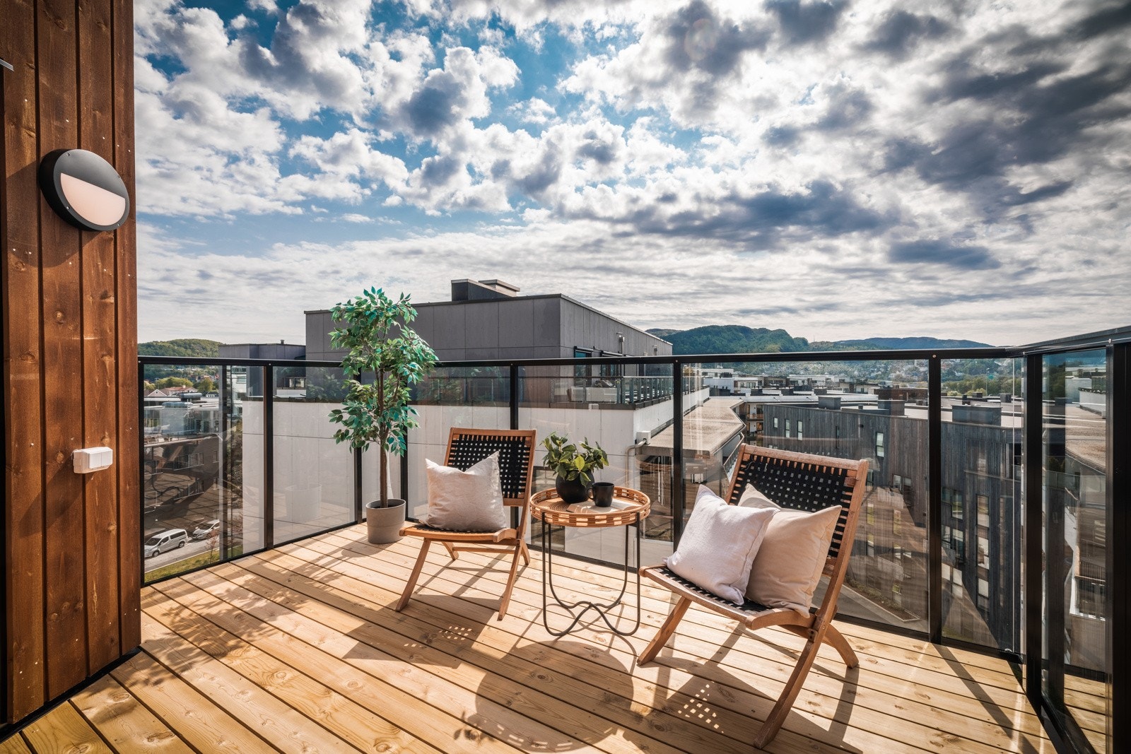 - Fra 7. etasje har du full oversikt over dette nyetablerte nabolaget like ved Horisont Storsenter - Galleribilde