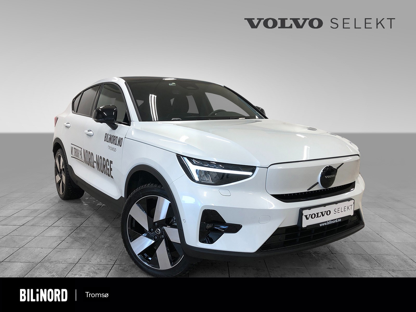 Nydelig Volvo C40 Elektrisk bil med opptil 444 km (wltp)
