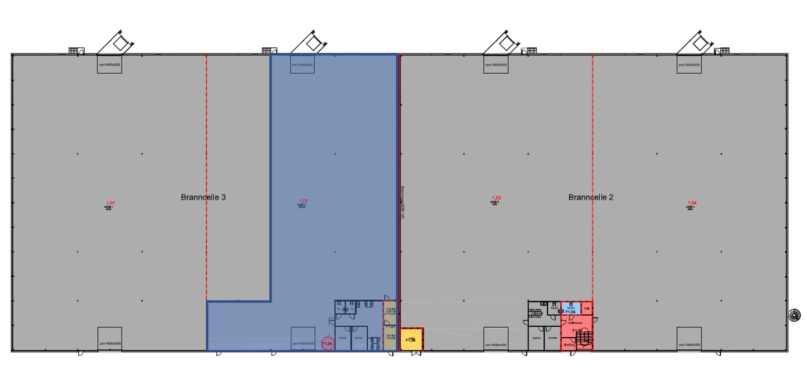 AKSEN A: LEIDG LAGER AREAL Galleribilde