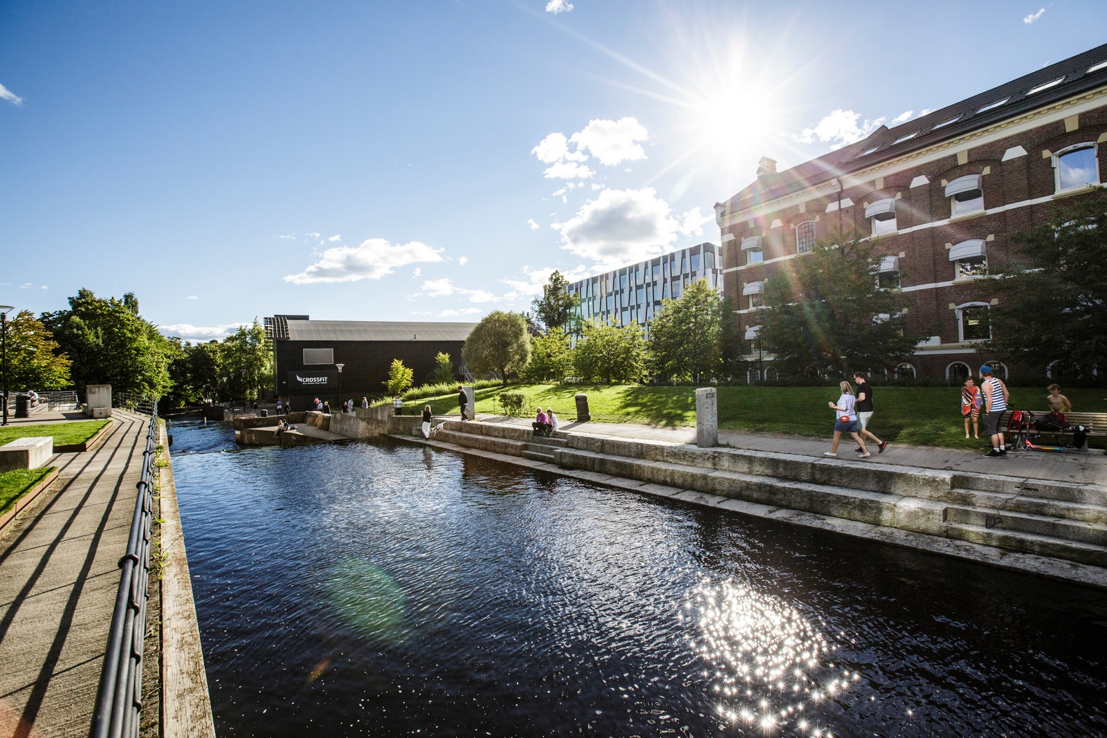 Nydalen er en pulserende bydel med gode servicetilbud og flotte rekreasjonsområder Galleribilde