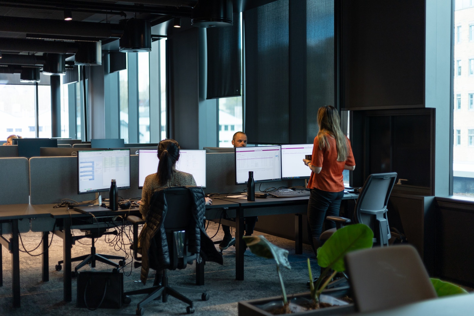 Behagelig arbeidsmiljø som de ansatte vil trives i Galleribilde