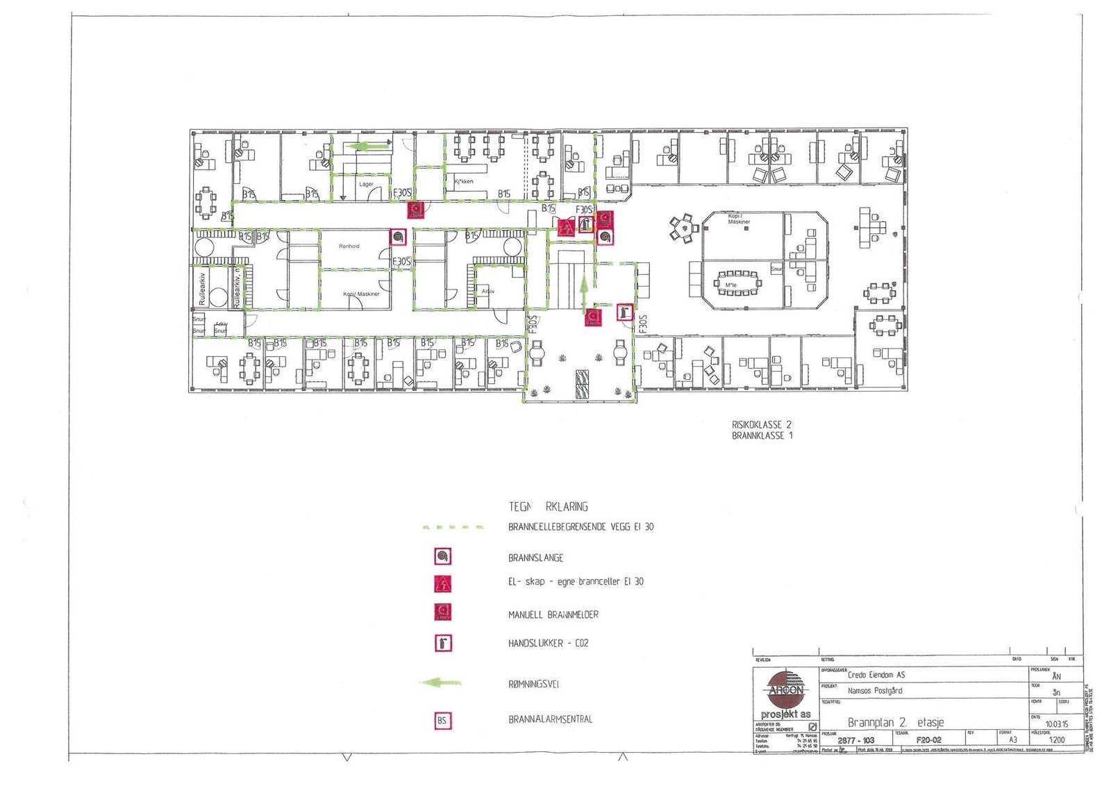 Plantegning 2. Etasje Galleribilde