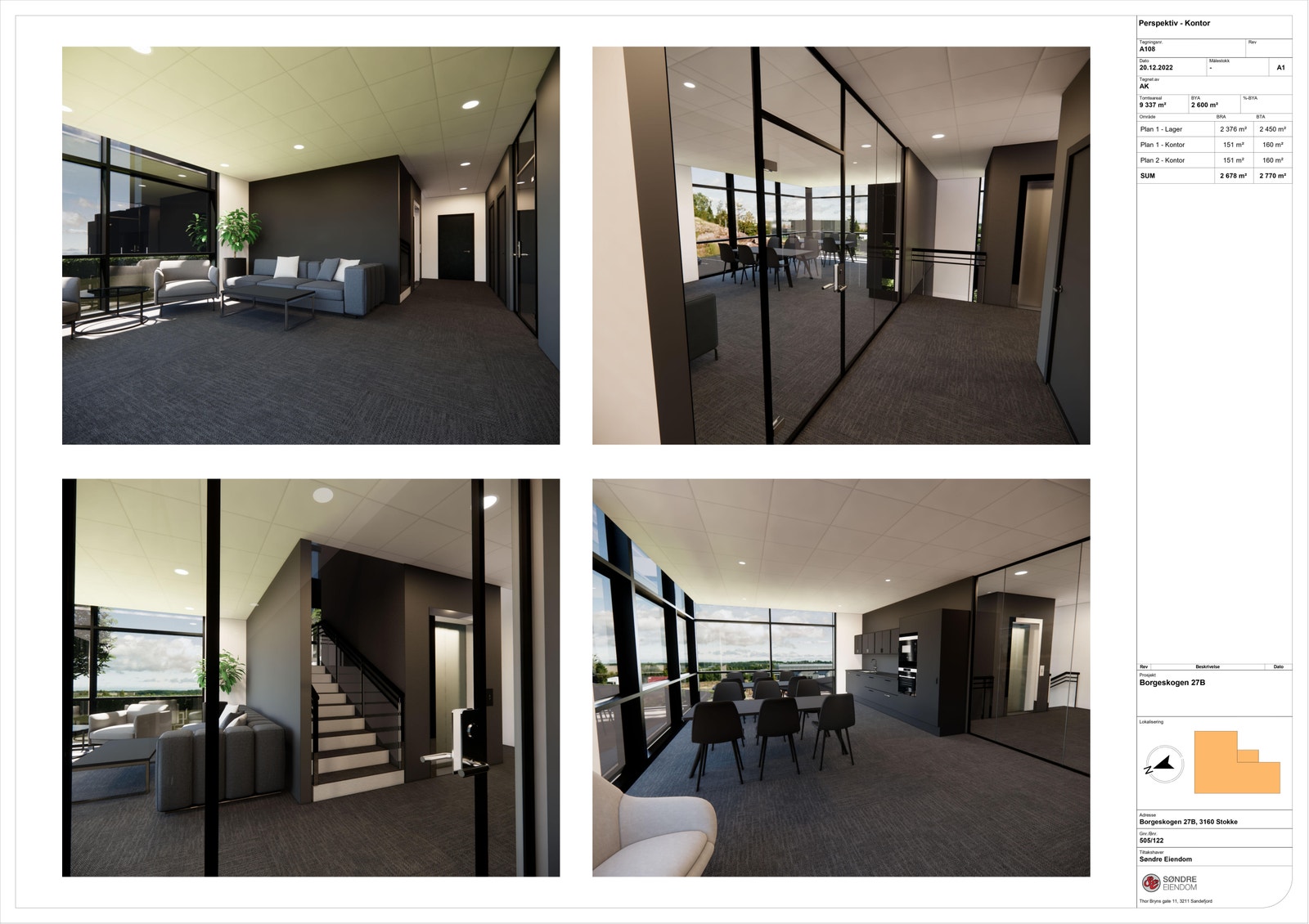 Perspektiv - Kontor Galleribilde