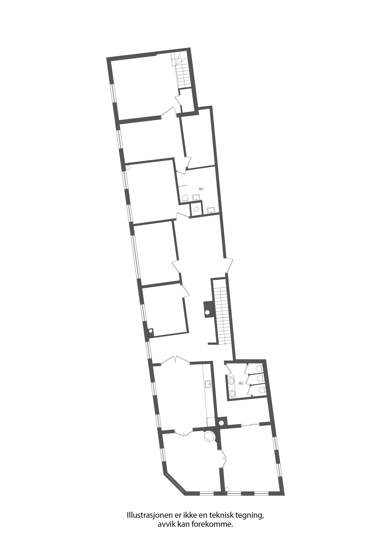 Plantegning 2. Etasje Galleribilde